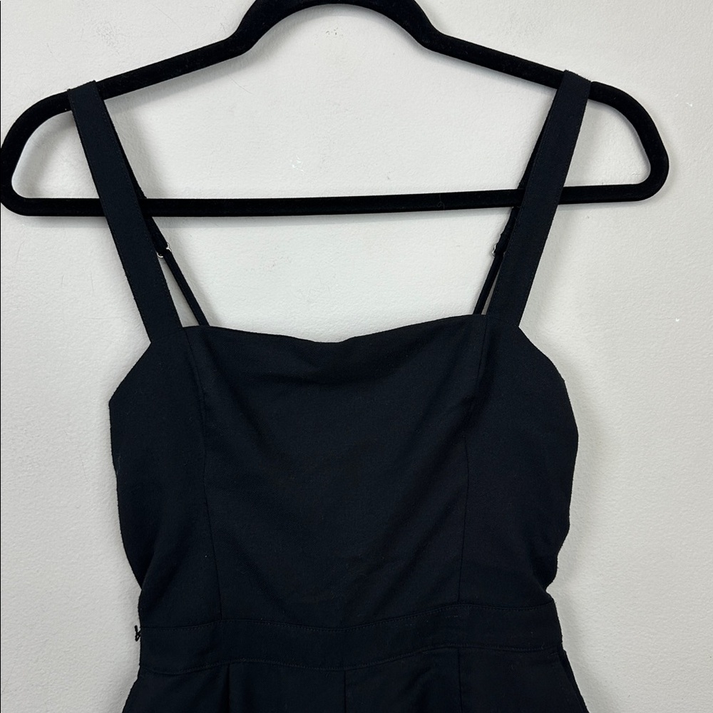 Abercrombie & Fitch Black Smocked Waist Jumpsuit - Picture 5 of 14